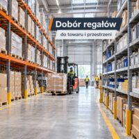 Regały magazynowe dopasowane do palet, pojemników i kartonów